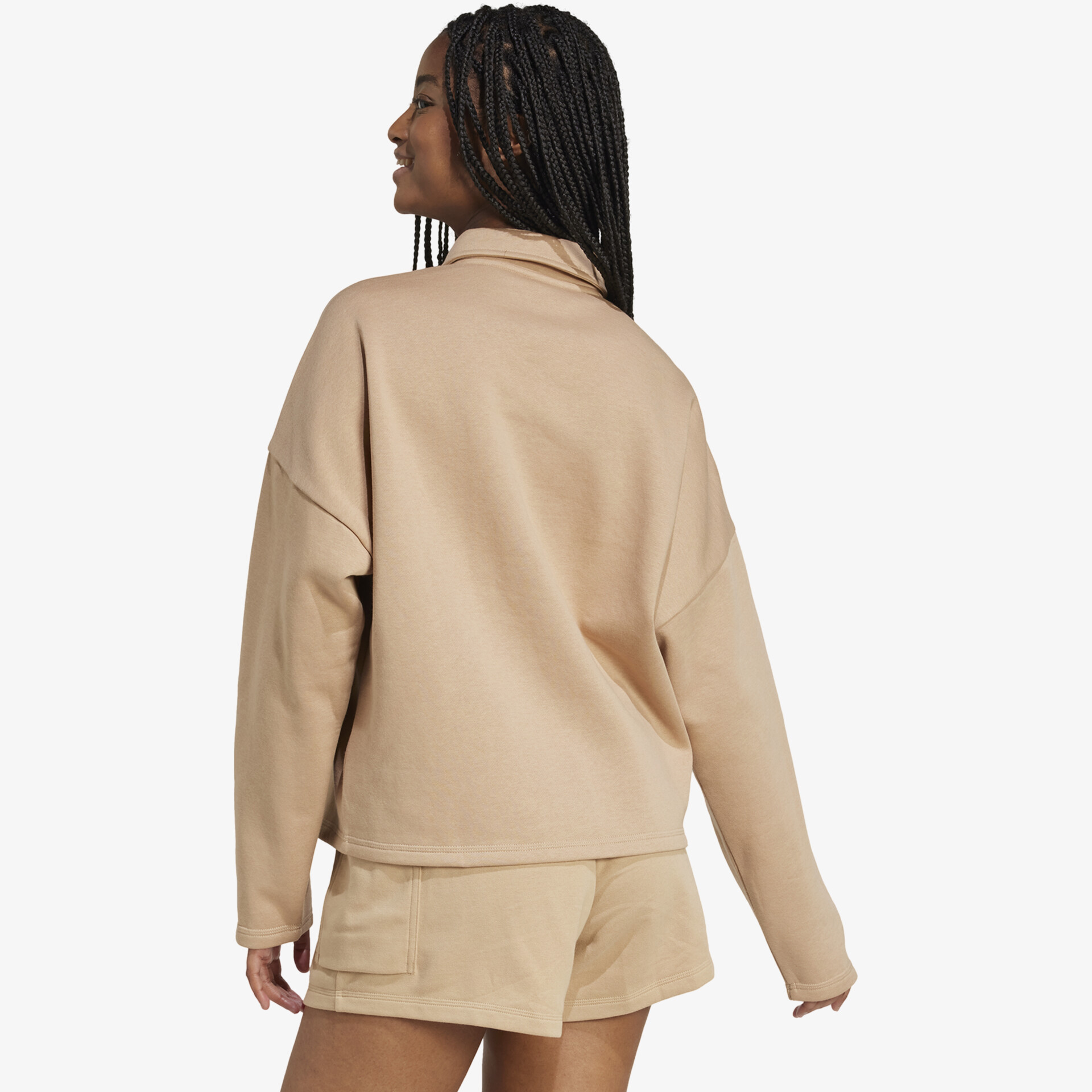 adidas Essentials Linear Fleece Polo Damen Hoodies & Sweater