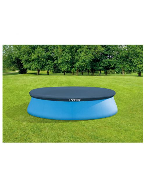 Intex Afdekzeil Easy Set Rond 28021 - Afdekzeilen - Ø305 cm Grijs