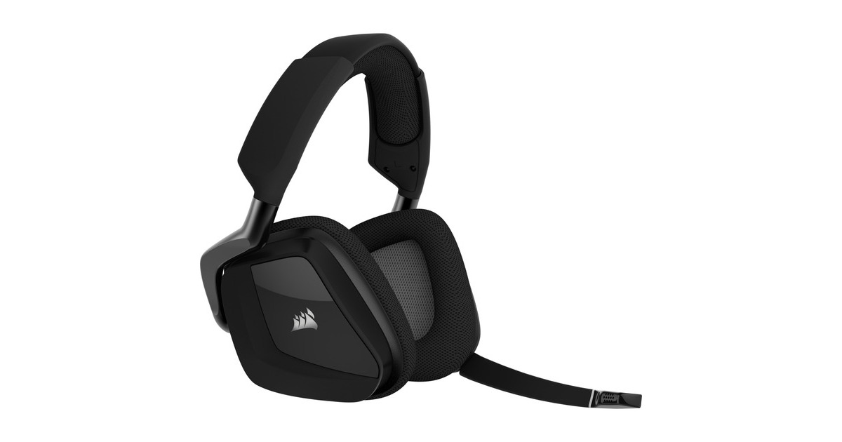 CorsairVOID RGB ELITE Wireless Premium over-ear gaming headset  (Zwart/carbon, Pc, PlayStation 4, RGB verlichting)