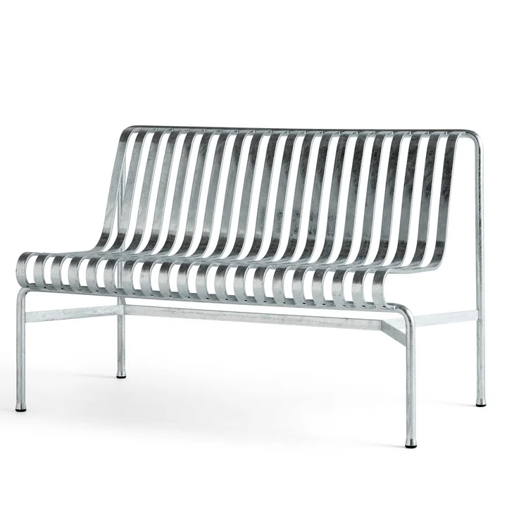 HAY - Palissade Dining Bench ohne Armlehnen, hot galvanised