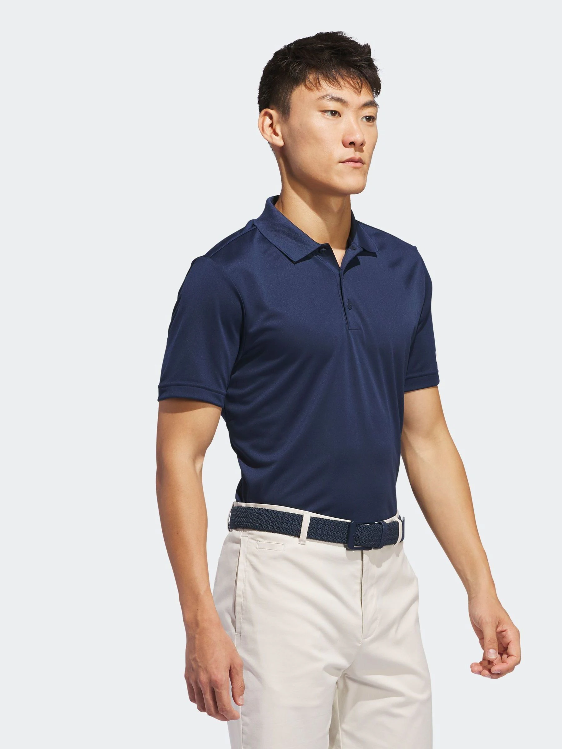Marineblauw - adidas - Golfshirt