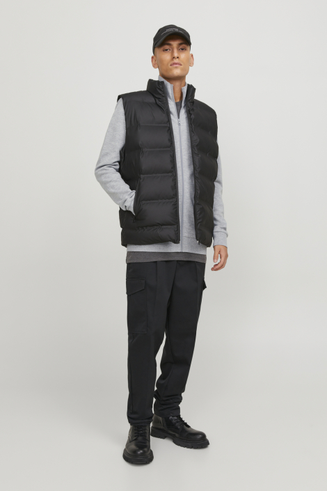 Jack & Jones grijze heren vest