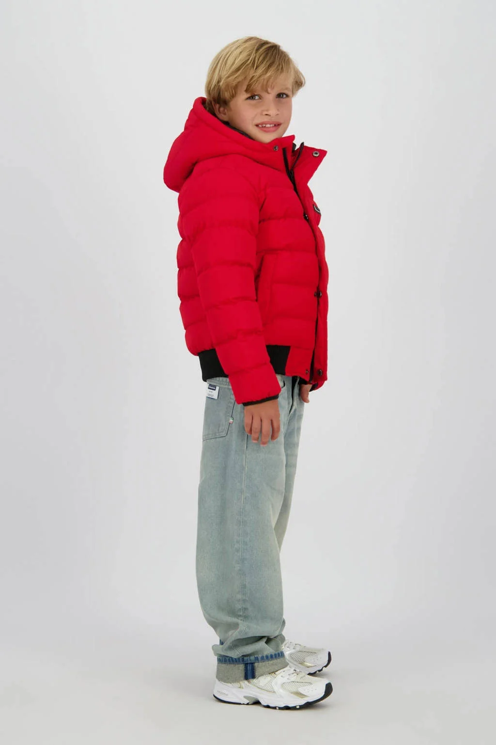Vingino gewatteerde jas rood
