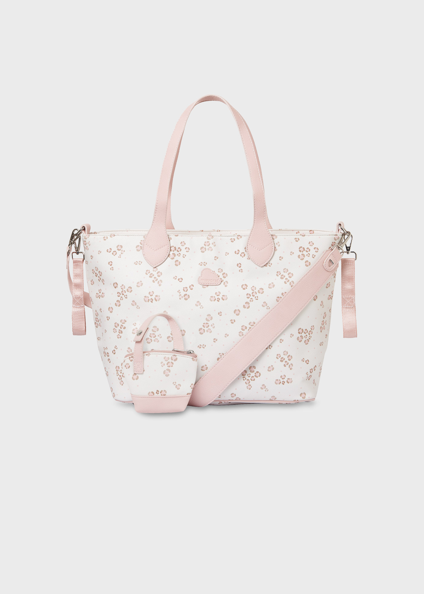 Bolsa para fraldas com estampa de bebê