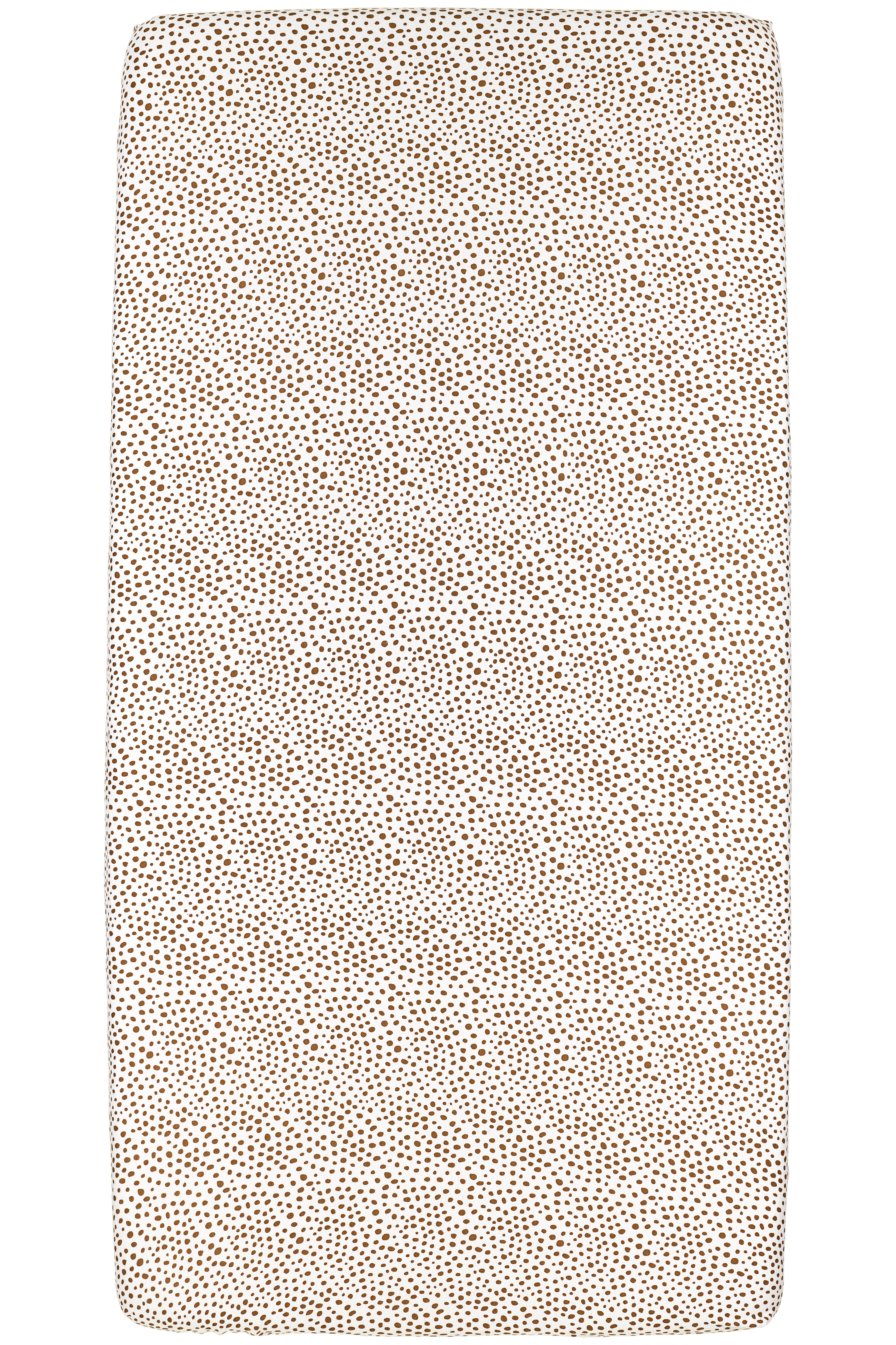 Meyco katoenen jersey hoeslaken wieg 40x80/90 Cheetah camel