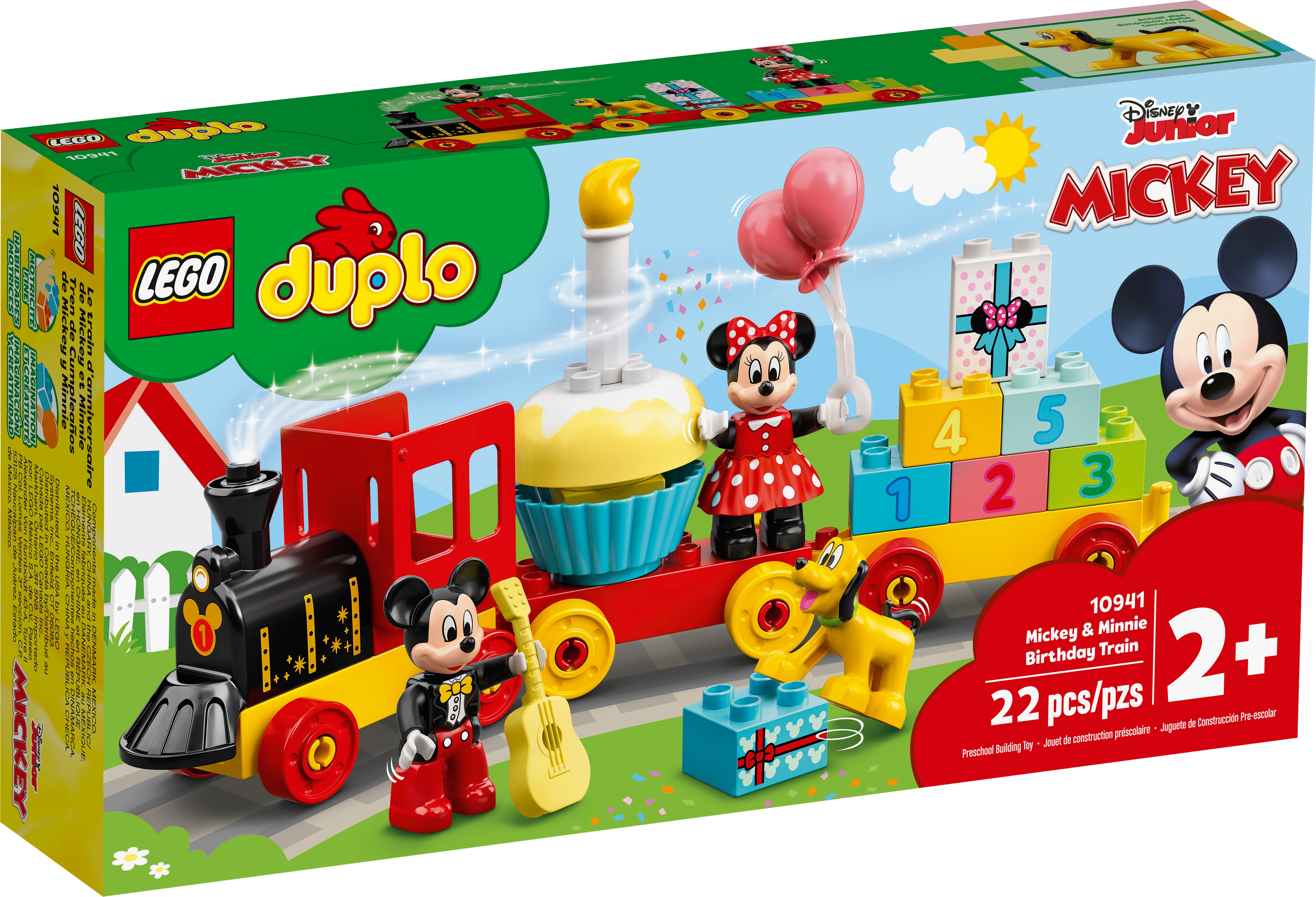 Trem de Aniversário do Mickey e da Minnie 10941