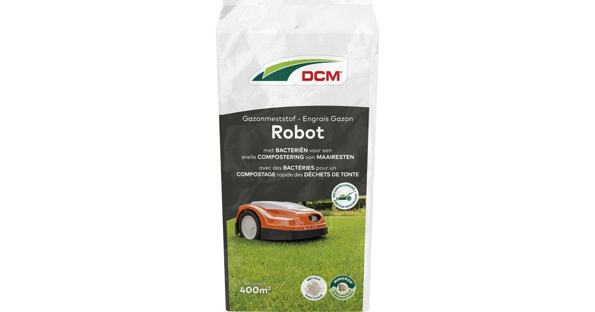 DCMGazonmeststof Robot 20 kg  (Tot 400 m²)