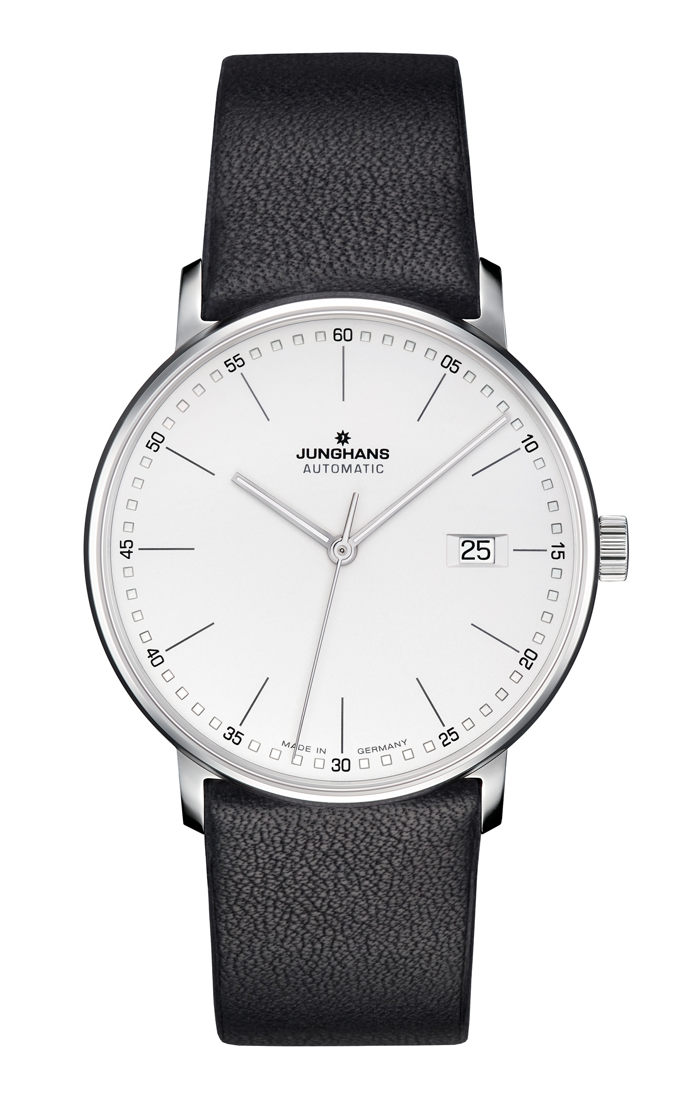 Junghans Form A Automatik Herrenuhr Schwarz 027/4730.00
