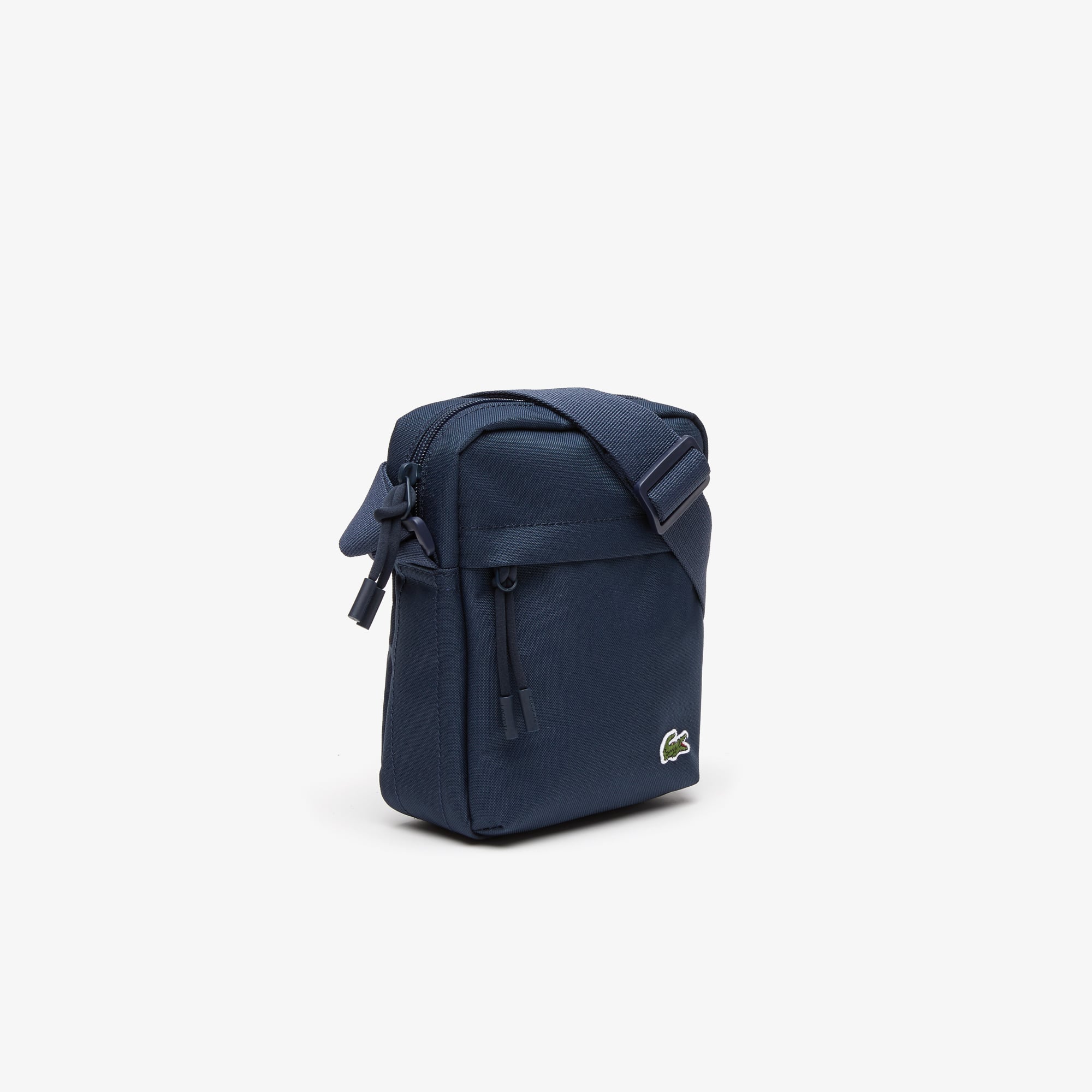 Sacoche zippée unisexe Lacoste avec poche sur le devant Sacoches & Pochettes - Bleu - Lacoste - Unisex
