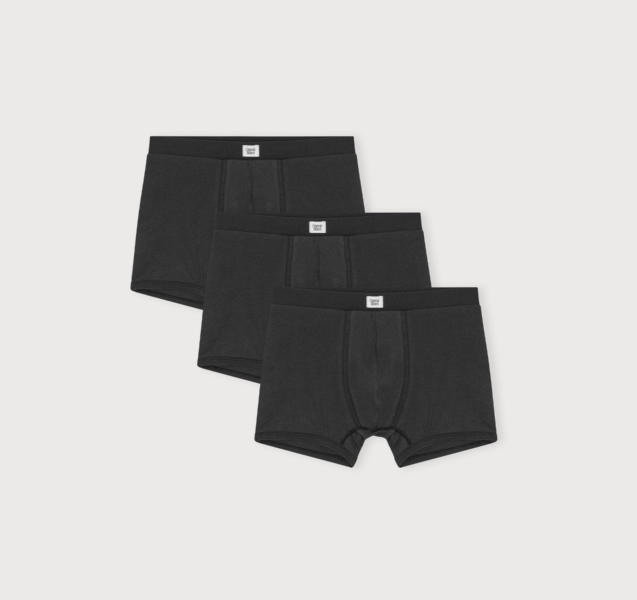ORGANIC COTTON<br>Core Icon Rib Trunks 3-Pack