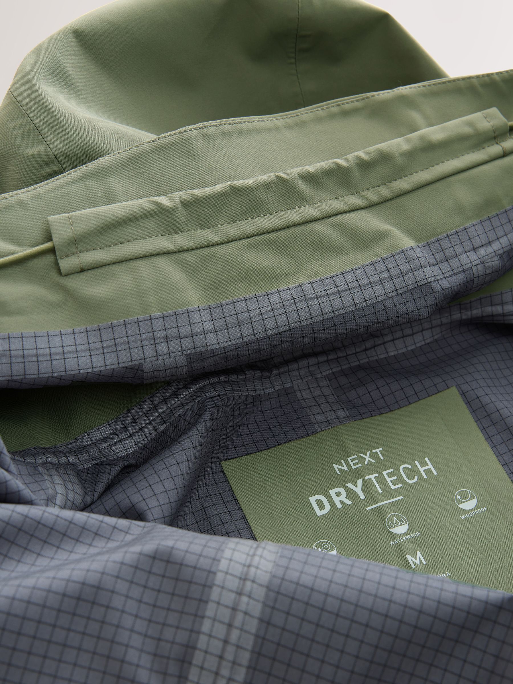 Grijs-groen - DryTech Waterproof Colourblock Anorak Jacket