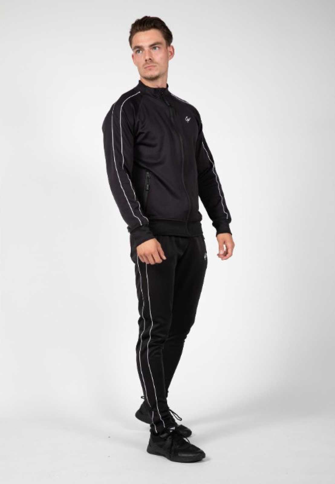 Calça de treino Gorilla Wear Wenden branca e preta