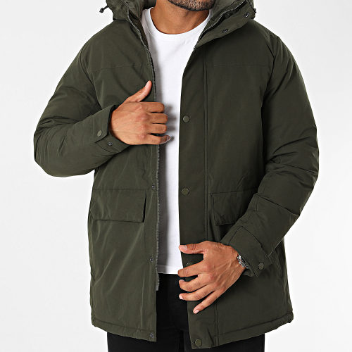 Parka Capuche Champ Vert Kaki