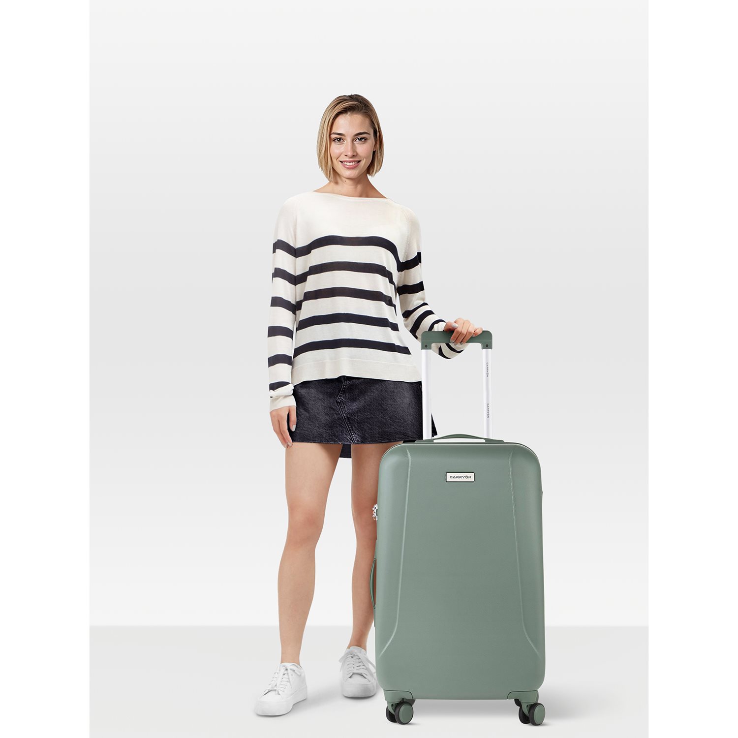 CarryOn Skyhopper 4 Wiel Trolley 68 Expandable olive