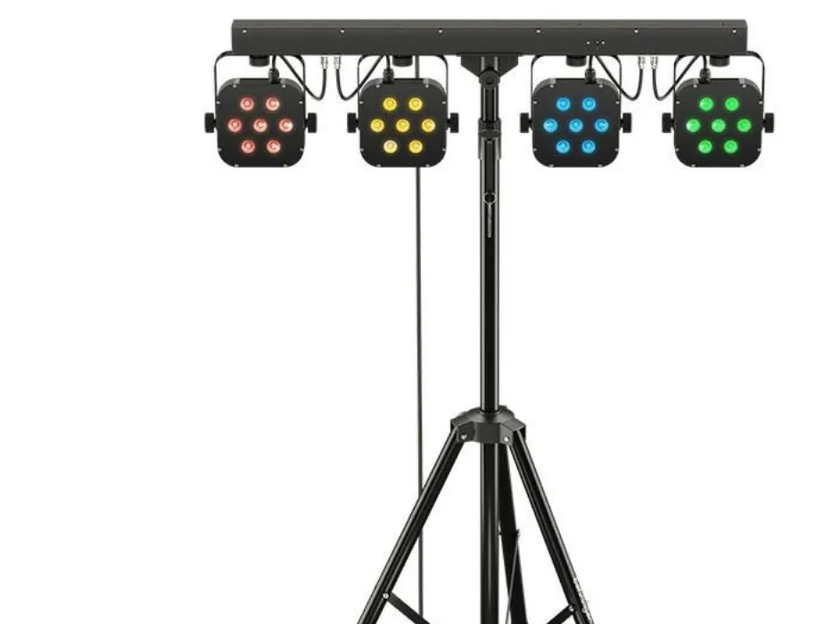 Behringer STAGE TRI LED BUNDLE ST1 - Rinkinys 4xLEDPAR su controller   stativ