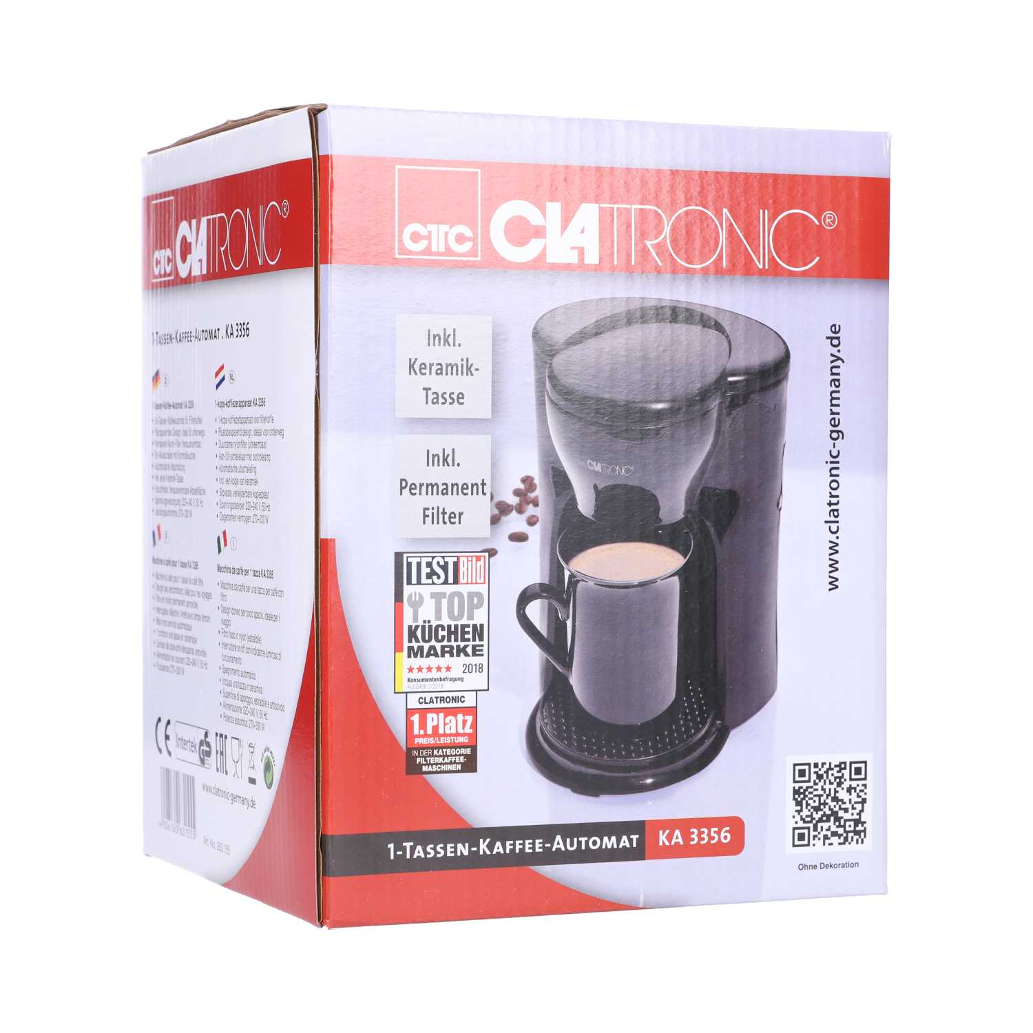 Kaffeeautomat KA3356, für eine Tasse