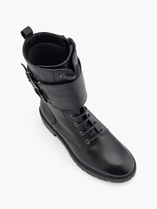 5th Avenue Schnür-Stiefelette Schwarz