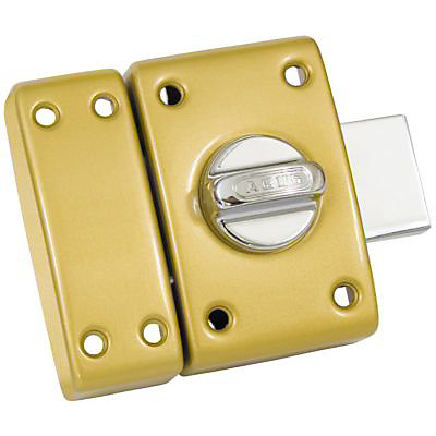 Verrou à bouton avec cylindre ø23 mm / 30 mm Abus