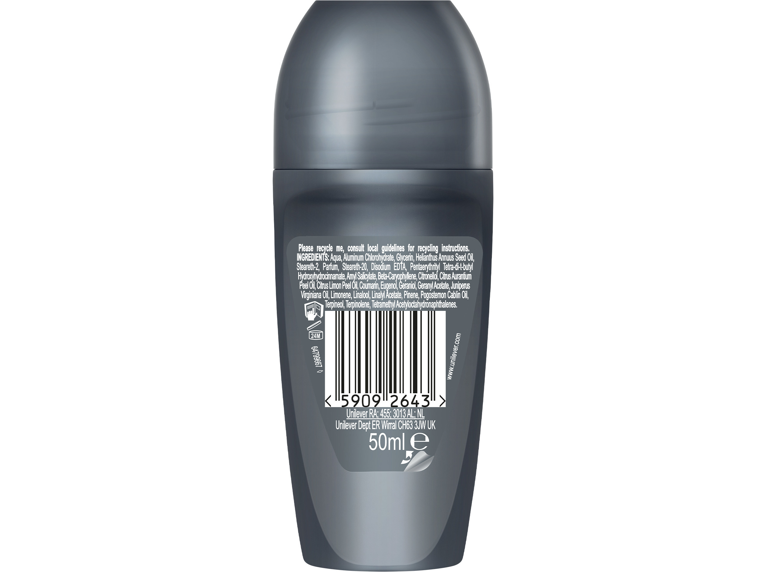 DESODORIZANTE ROLL-ON DOVE MEN CLASSIC 48H 50ML