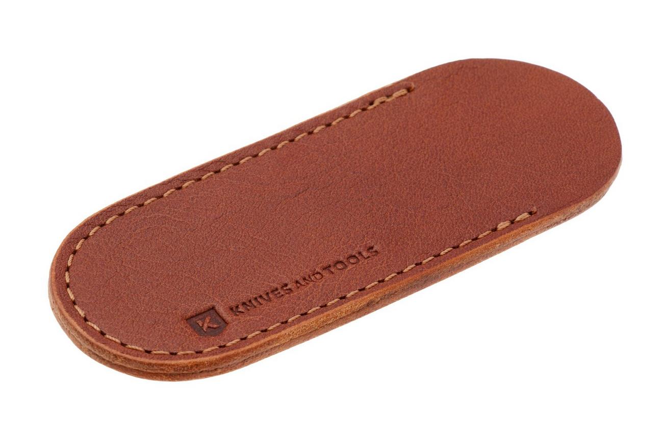 Knivesandtools Leather Sheath, Cognac, Small, schede