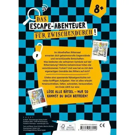Ravensburger Escape Rätsel: Rätselhafter Rittersaal