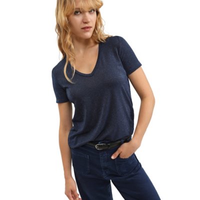 Tee-shirt à manches courtes femme OP00000 PLEASE