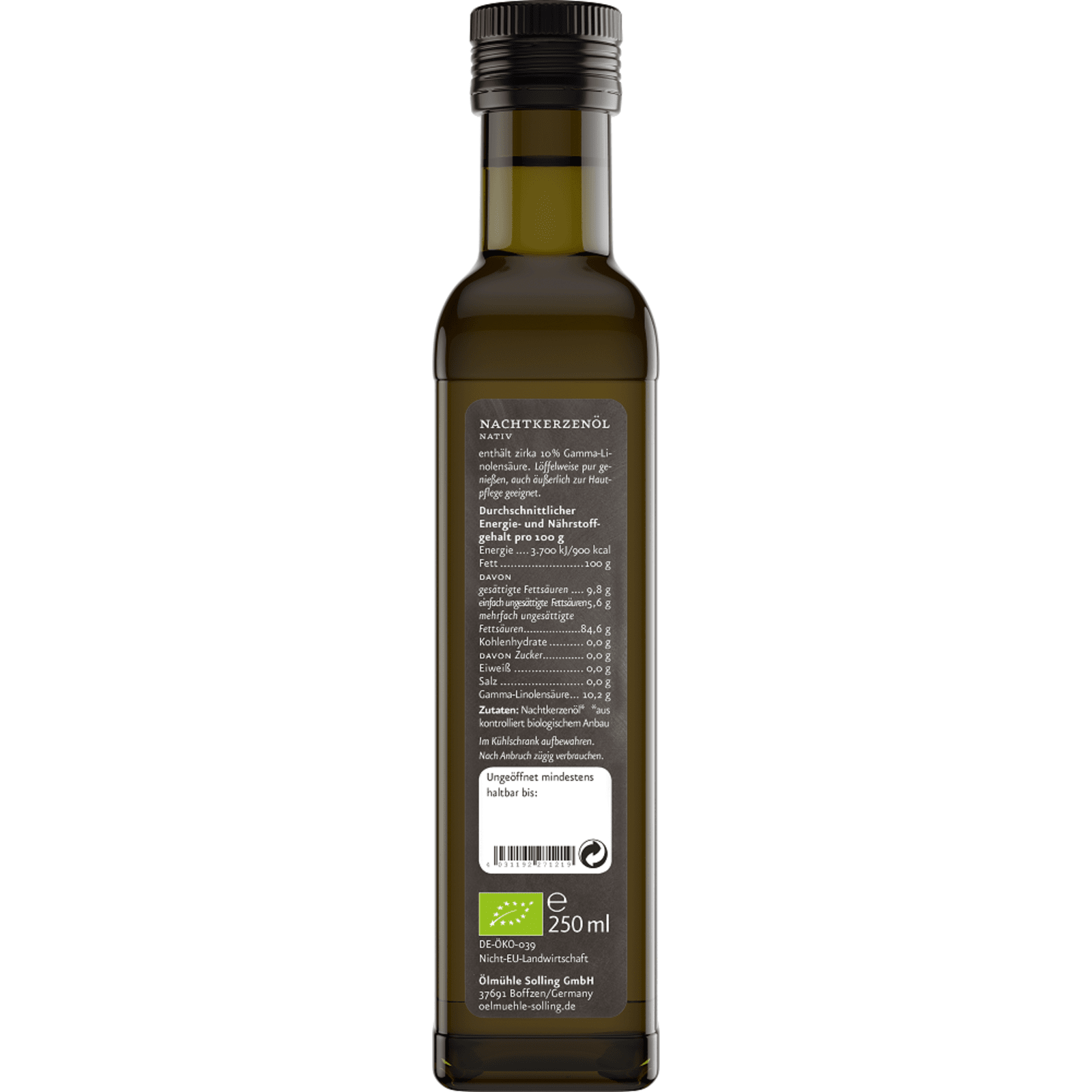 Nachtkerzenöl nativ bio (250ml)