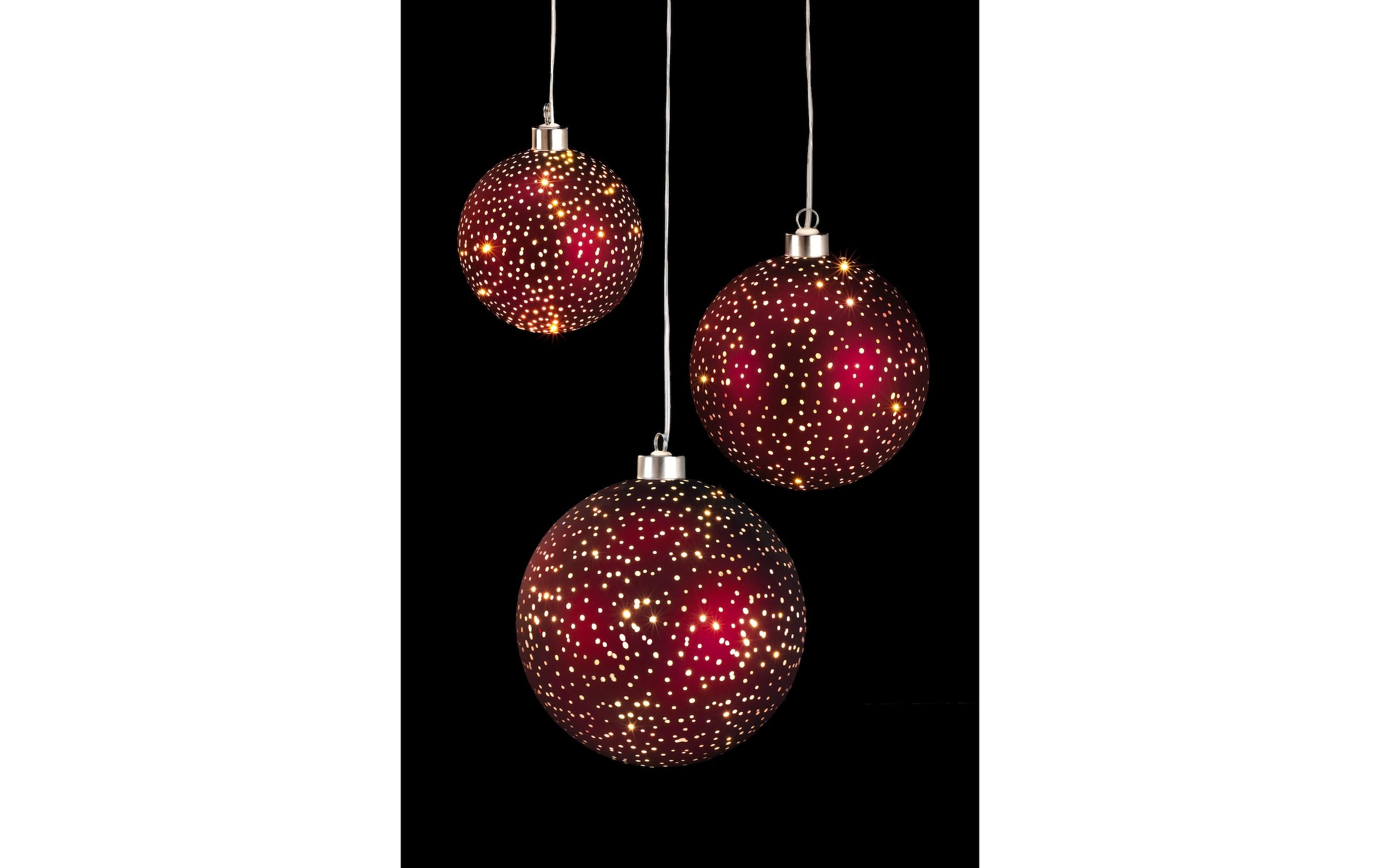 STT Dekohänger »Glamour Ball Set bordeaux«