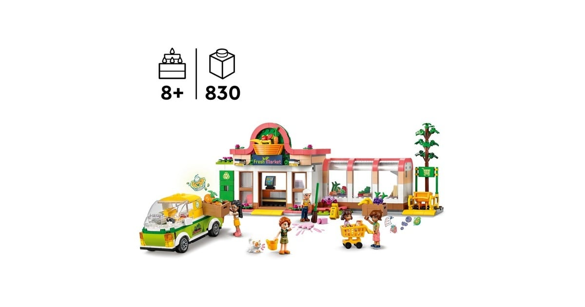 LEGOFriends - Biologische supermarkt Constructiespeelgoed  (41729)