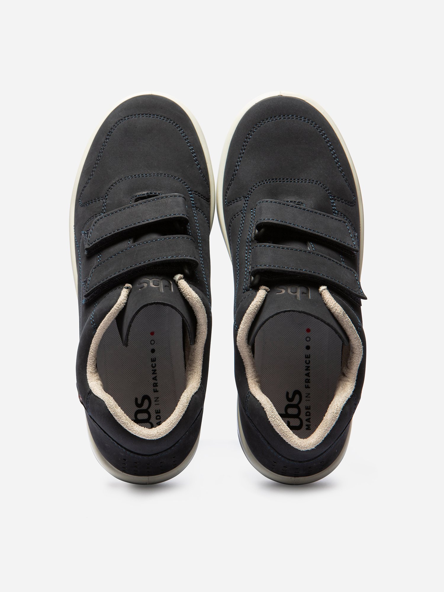 Baskets Homme Scratch Dessus Cuir Bleu