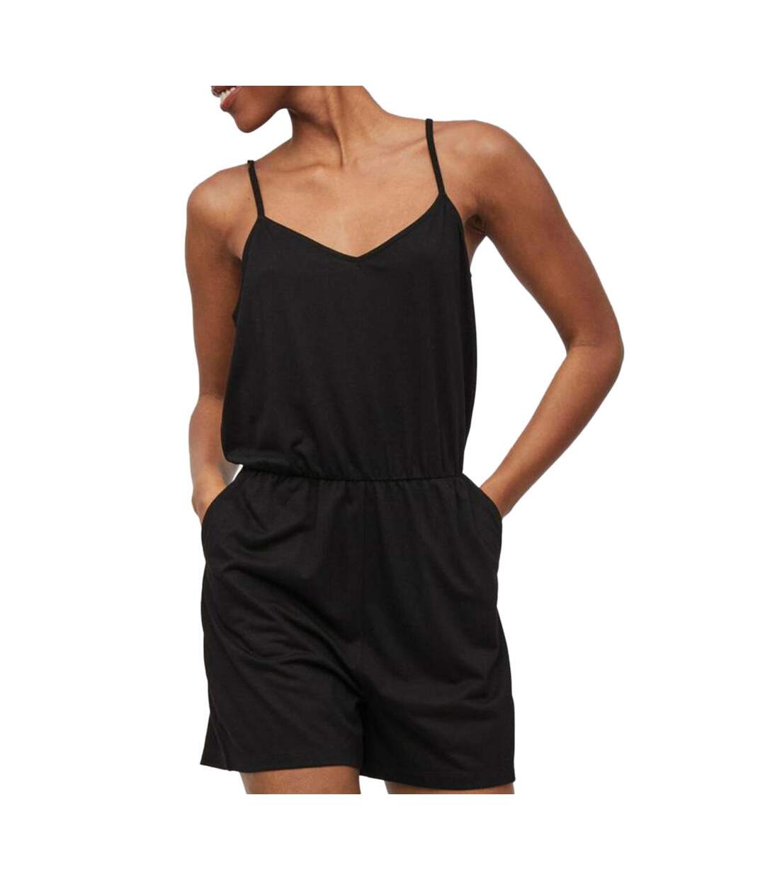 Combishort Noire Femme Vila Viathena