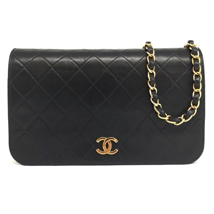 Chanel Vintage Chanel Flap Bag Black