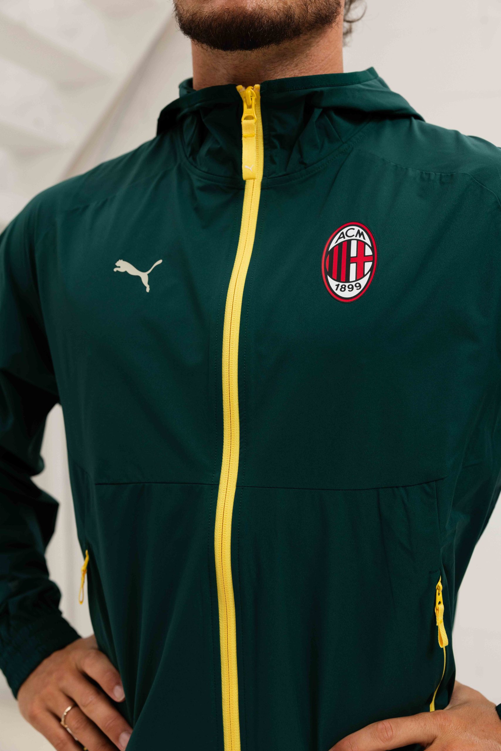 AC Milan Tech Woven Trainingspak Senior 2025/2026 Groen