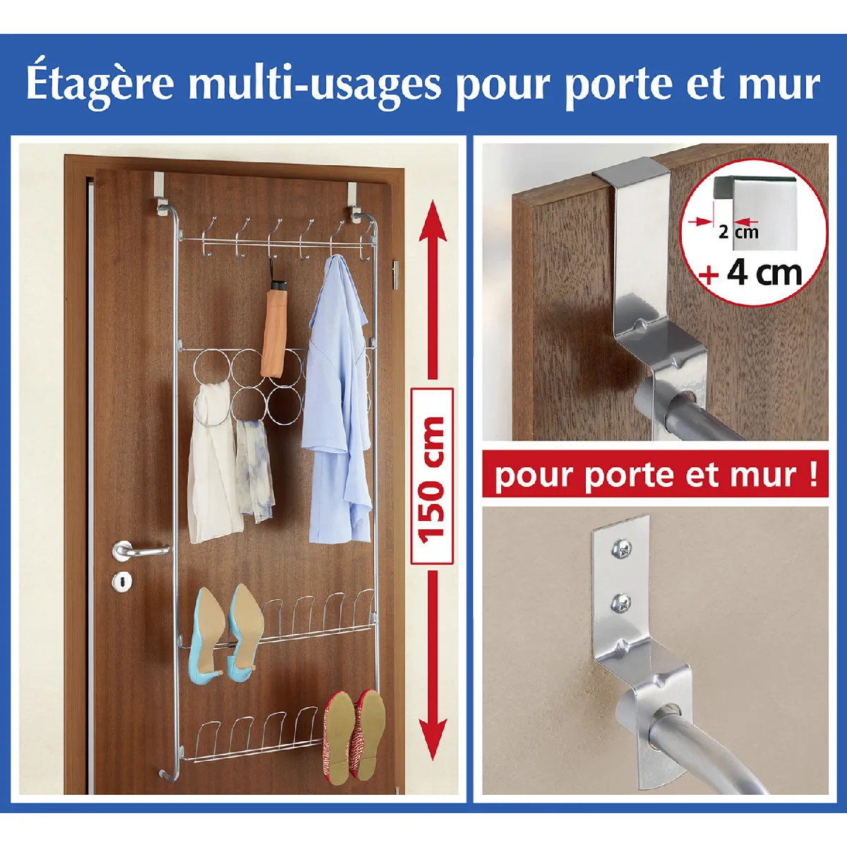 WENKO Organiseur de porte - Métal