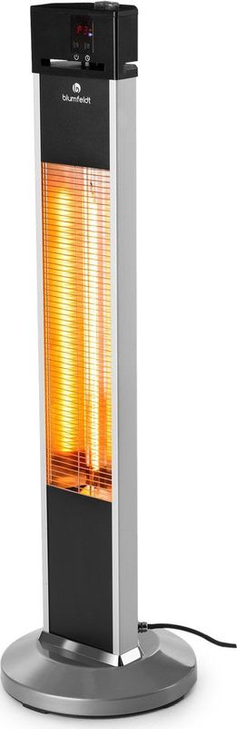 Klarstein - Terrasverwarmer - Staand Model - Infraroodverwarming - 2000 Watt - Met Afstandsbediening - IP34