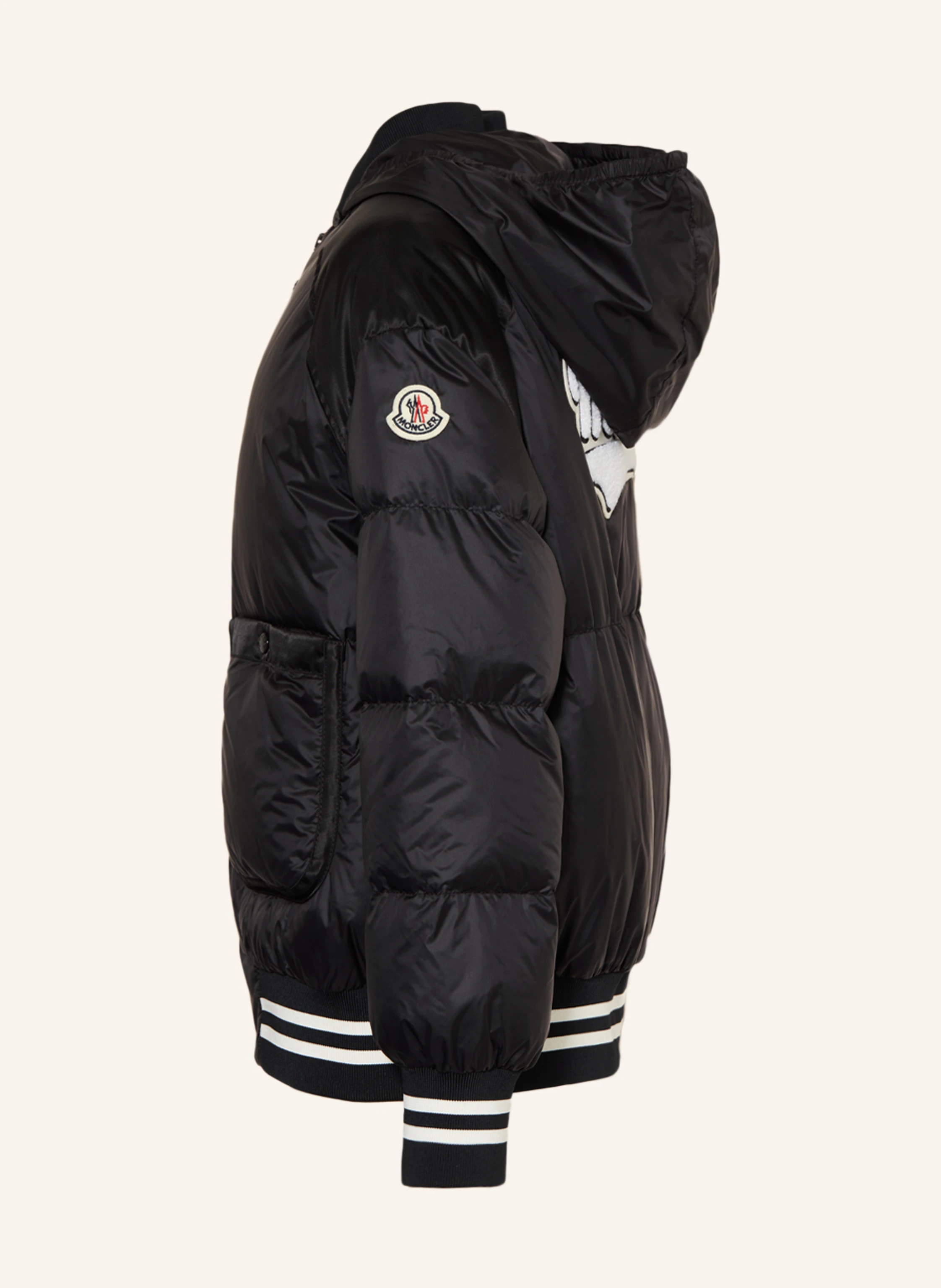 MONCLER enfant Daunenjacke MARTHA mit abnehmbarer Kapuze