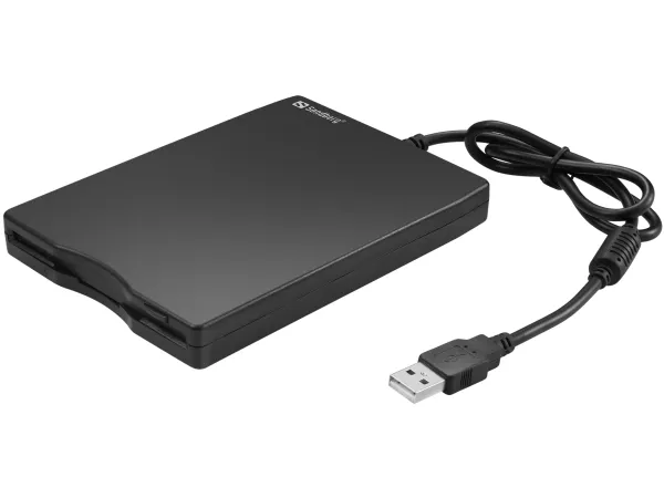 Sandberg USB Floppy Mini Reader - Disk drev - Diskette (1.44 MB) - USB - ekstern