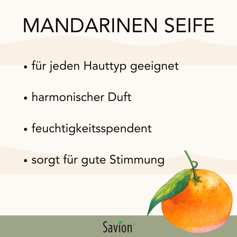Savion Mandarine Körperseife