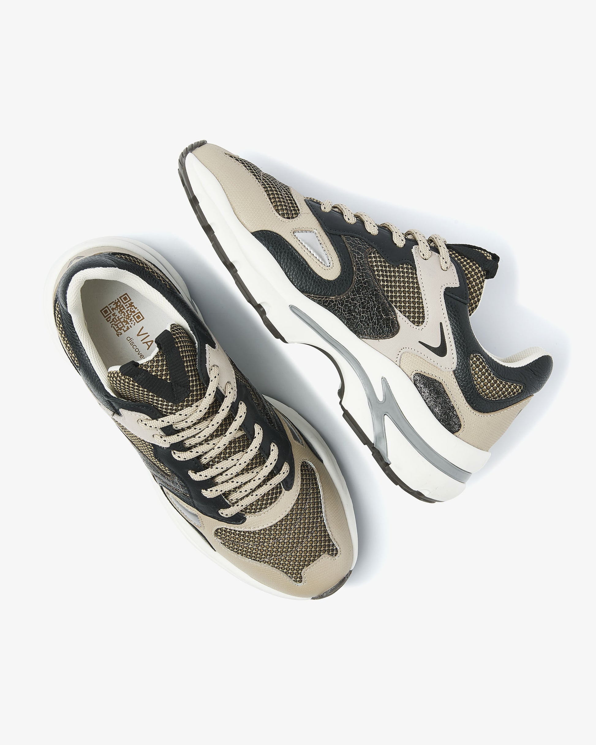 VIA VAI meerkleurige dames sneakers Vesper Due