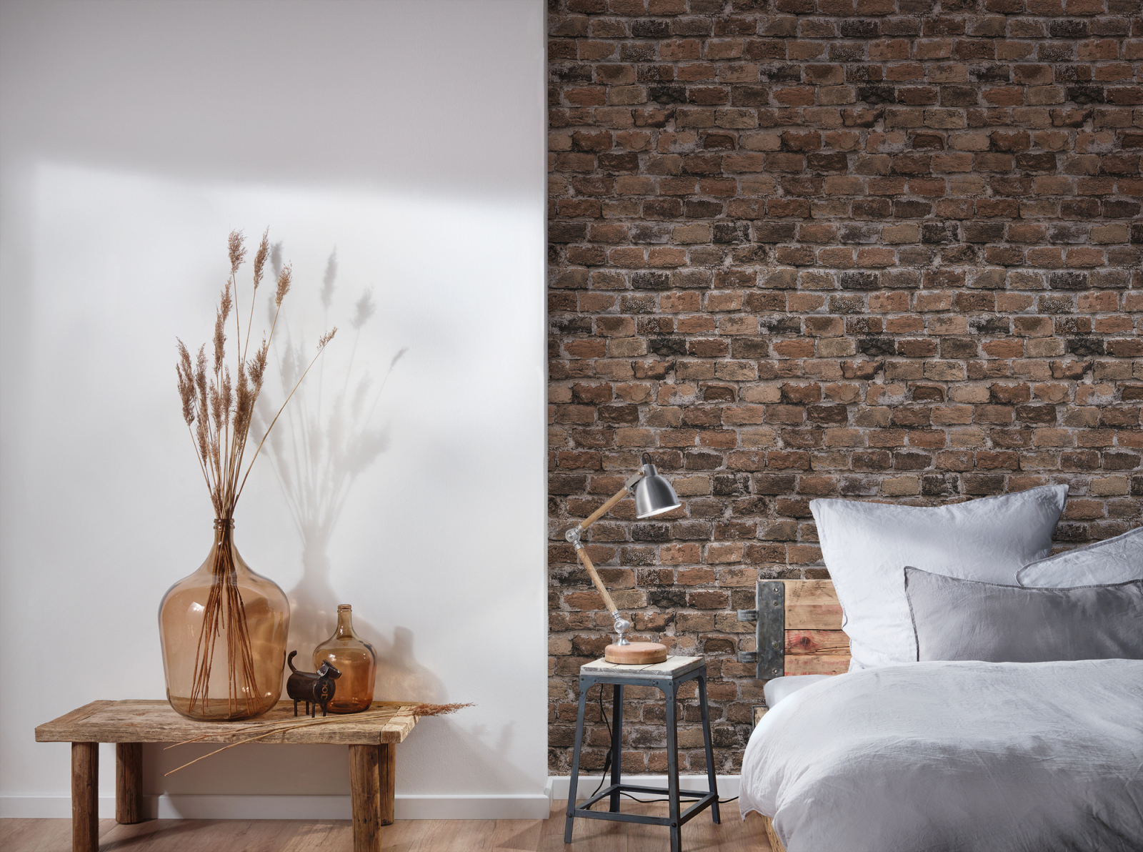 A.S. Creation Vliestapete BRICKS & STONES - braun - Steinoptik - 10 Meter