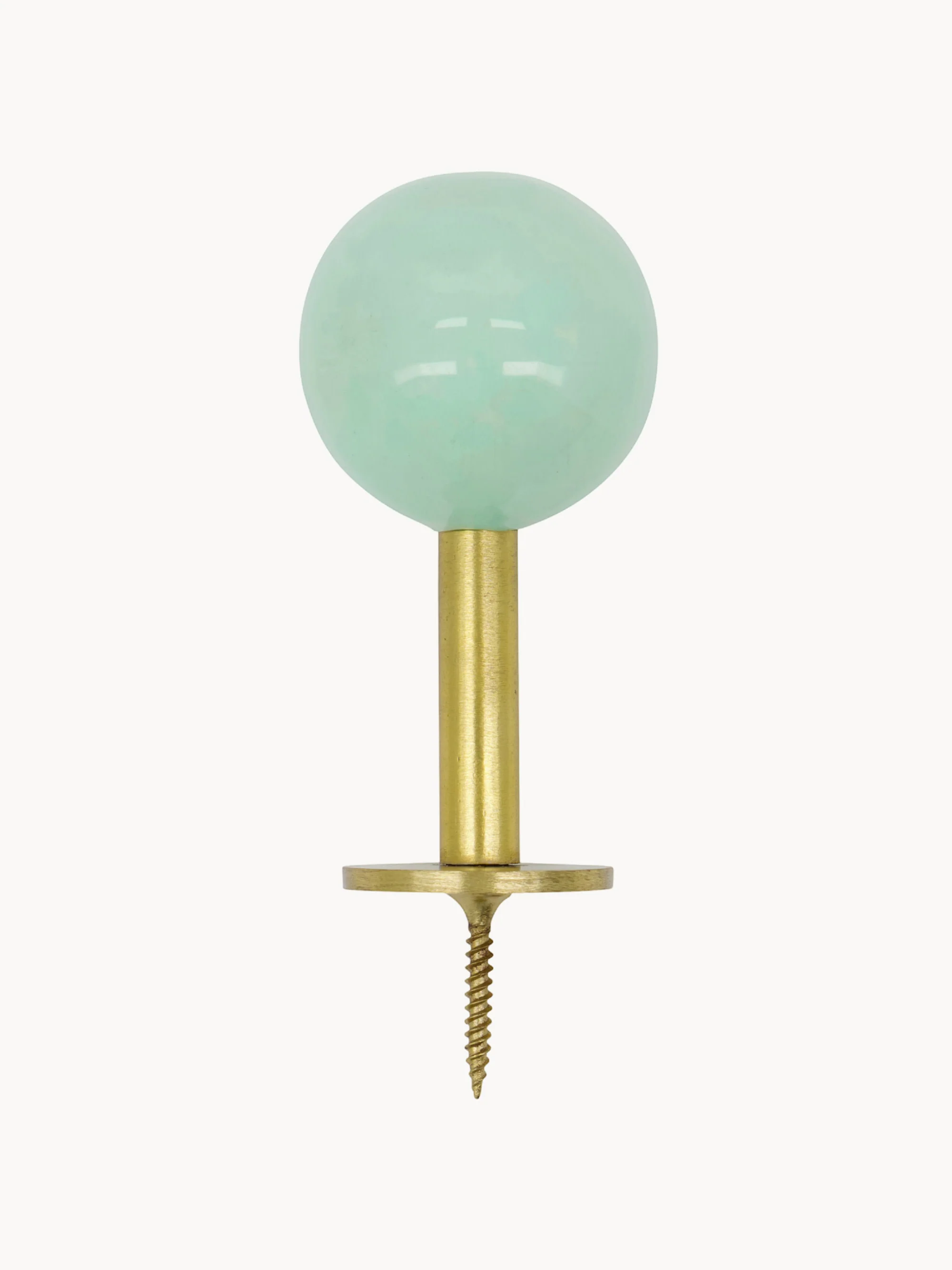 Handgemaakte metalen wandhaken Ball, 2-delig