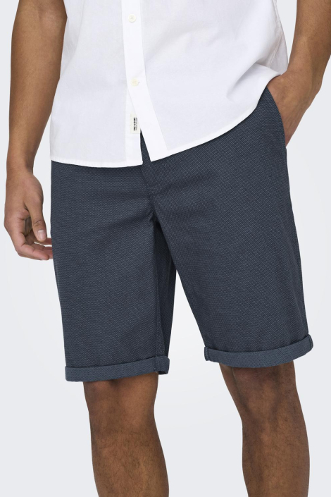 Only & Sons blauwe heren korte broek