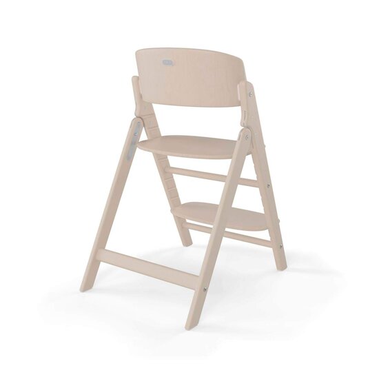 Chaise haute Click & Fold en bois   All natural        de               CYBEX
