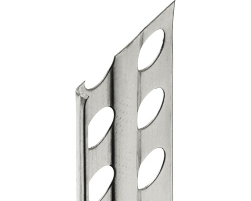 CATNIC pleisterwerk afwerkprofiel, roestvrij staal V2A, voor pleisterdikte 3 mm, 2500 x 3 x 28 mm, bundel = 25 stuks