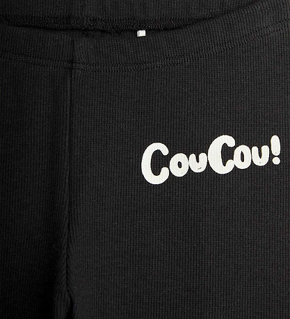 Mini Rodini Leggings - Rib - Coucou - Schwarz