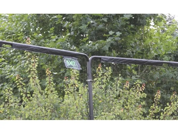 EXIT Backstop Net 900, Sort, Fodbold, Metal, Galvaniseret, Sort, 3 stk