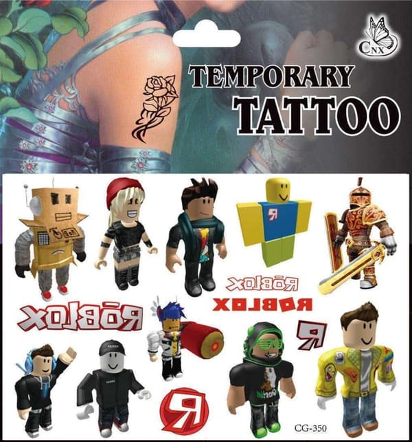 Roblox Tatoveringer - 4 ark - Barnetatoveringer
