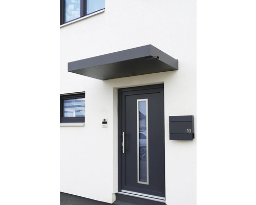 Gutta luifel BS Plus 160 RAL 7016 antraciet 160x90 cm incl. watertuit rechts