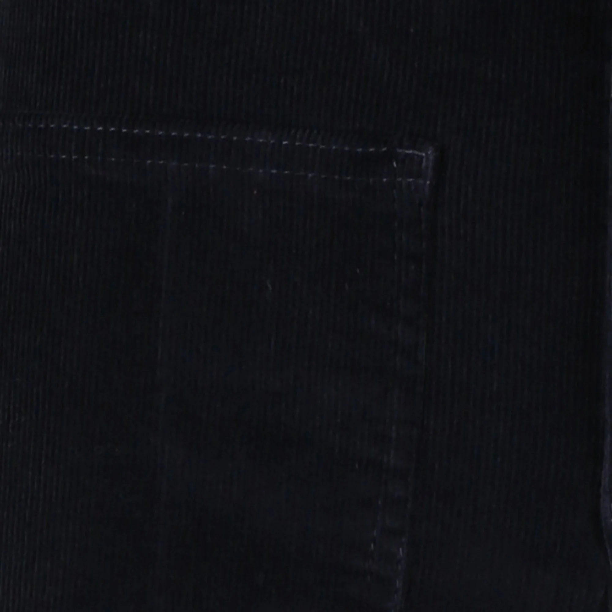 DOMPAY - Pantalon évasé côtelé en coton mélangé | Bleu
