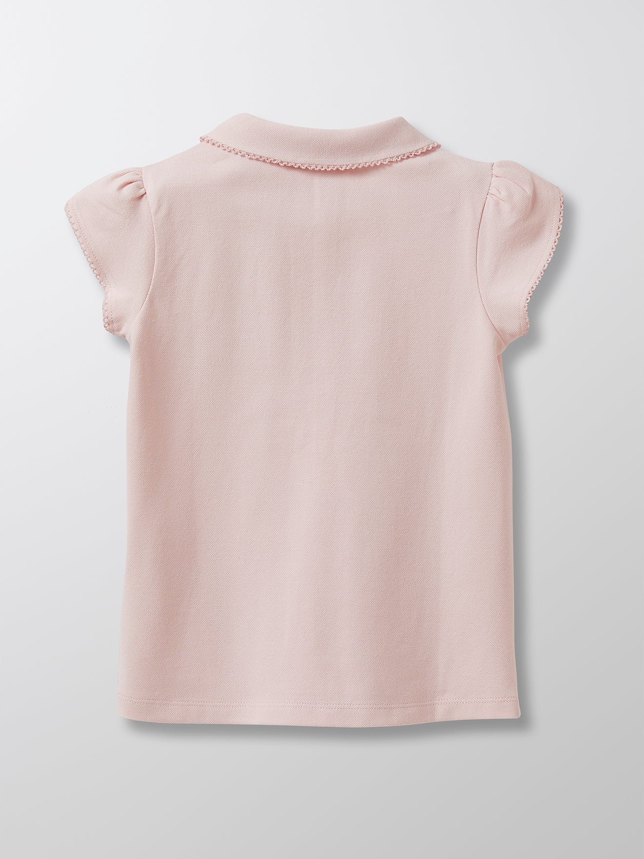 Polo en maille piquée Fille en coton bio